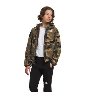 THE NORTH FACE Teen Glacier Full Zip Hooded Jacket, XXL, Utility Brown Camo